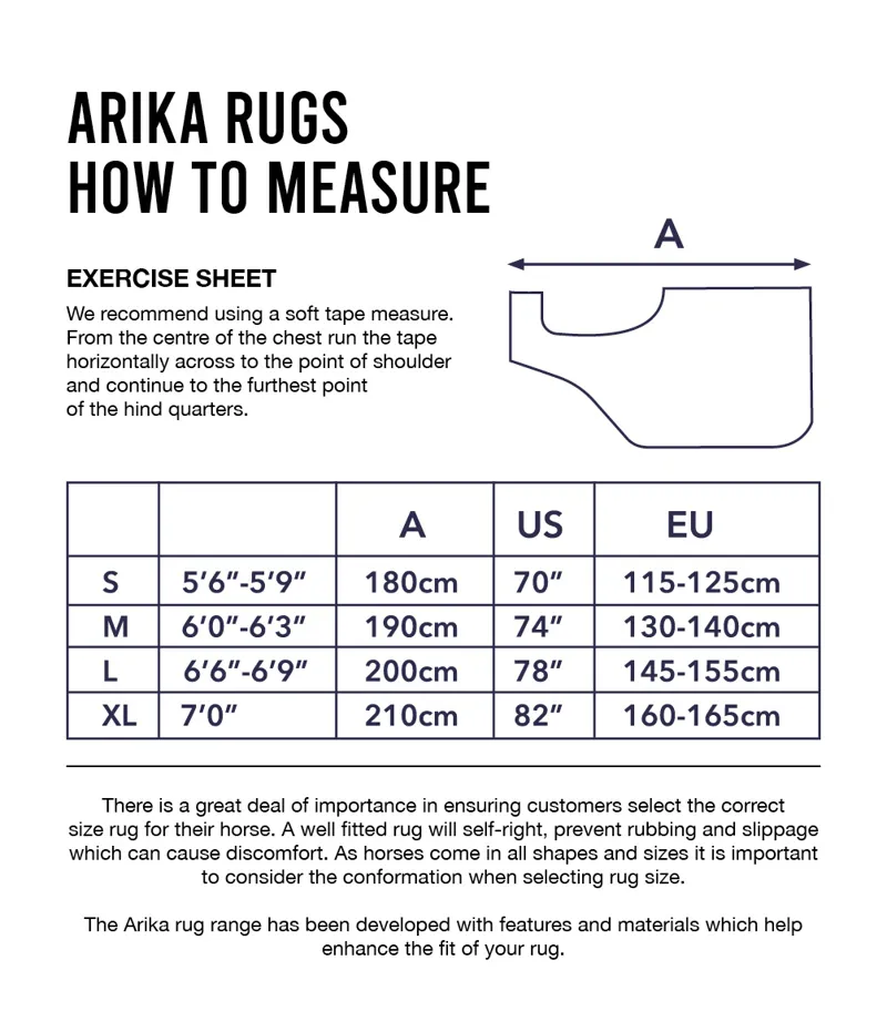 LeMieux Arika Waterproof Exercise Sheet - Navy-2